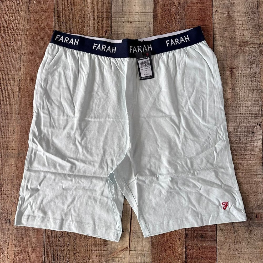 Farah sheridan blue lounge shorts Men's large